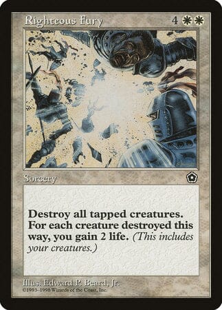 Righteous Fury [Portal Second Age] MTG Single Magic: The Gathering  | Multizone: Comics And Games