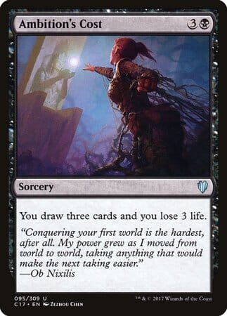 Ambition's Cost [Commander 2017] MTG Single Magic: The Gathering  | Multizone: Comics And Games