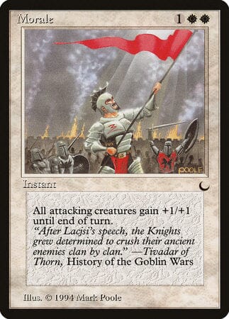 Morale [The Dark] MTG Single Magic: The Gathering  | Multizone: Comics And Games