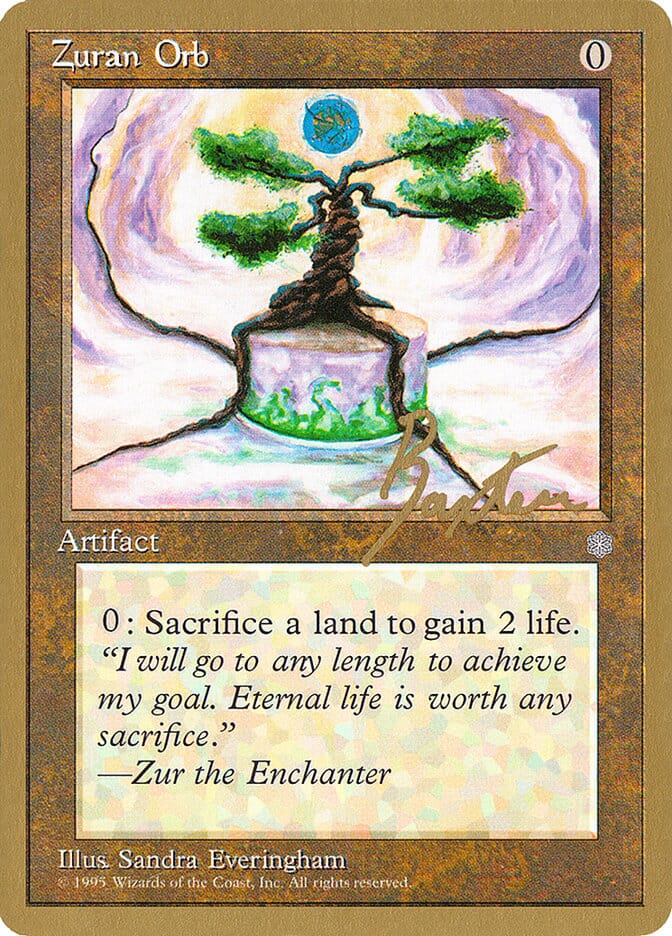 Zuran Orb (George Baxter) [Pro Tour Collector Set] MTG Single Magic: The Gathering  | Multizone: Comics And Games