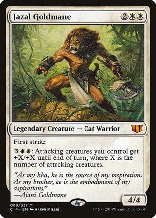 Jazal Goldmane [Commander 2014] MTG Single Magic: The Gathering  | Multizone: Comics And Games