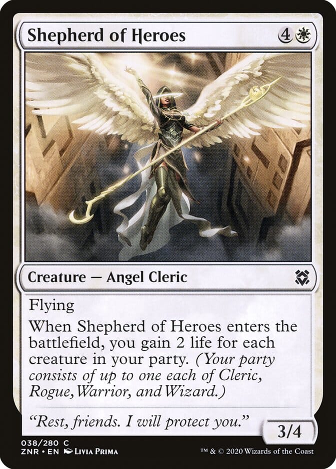 Shepherd of Heroes [Zendikar Rising] MTG Single Magic: The Gathering  | Multizone: Comics And Games