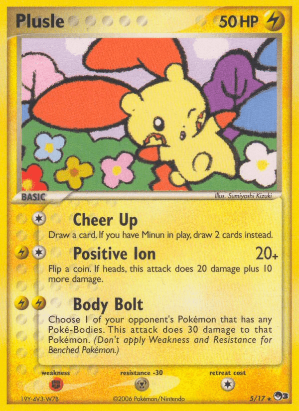 Plusle (5/17) [POP Series 3] Pokemon Single Pokémon  | Multizone: Comics And Games