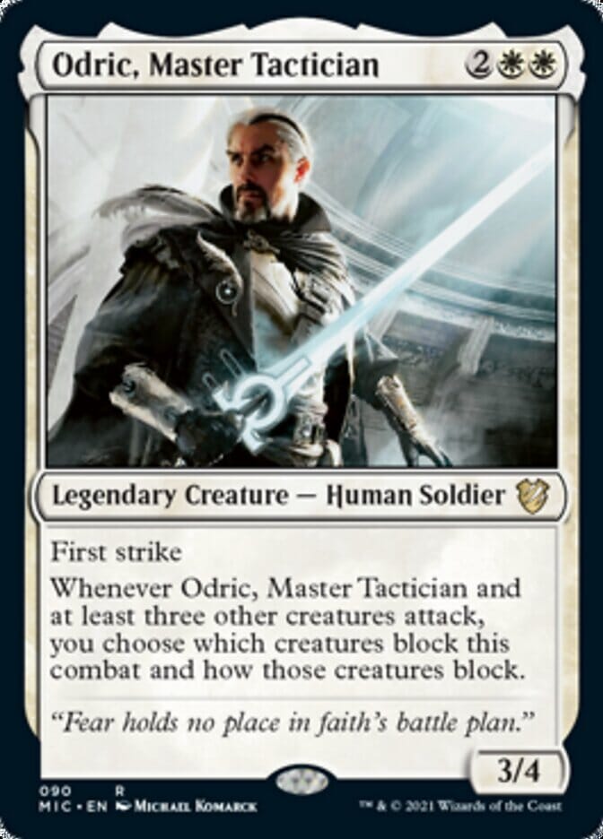 Odric, Master Tactician [Innistrad: Midnight Hunt Commander] MTG Single Magic: The Gathering  | Multizone: Comics And Games