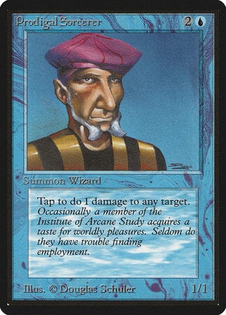 Prodigal Sorcerer [Limited Edition Beta] MTG Single Magic: The Gathering  | Multizone: Comics And Games
