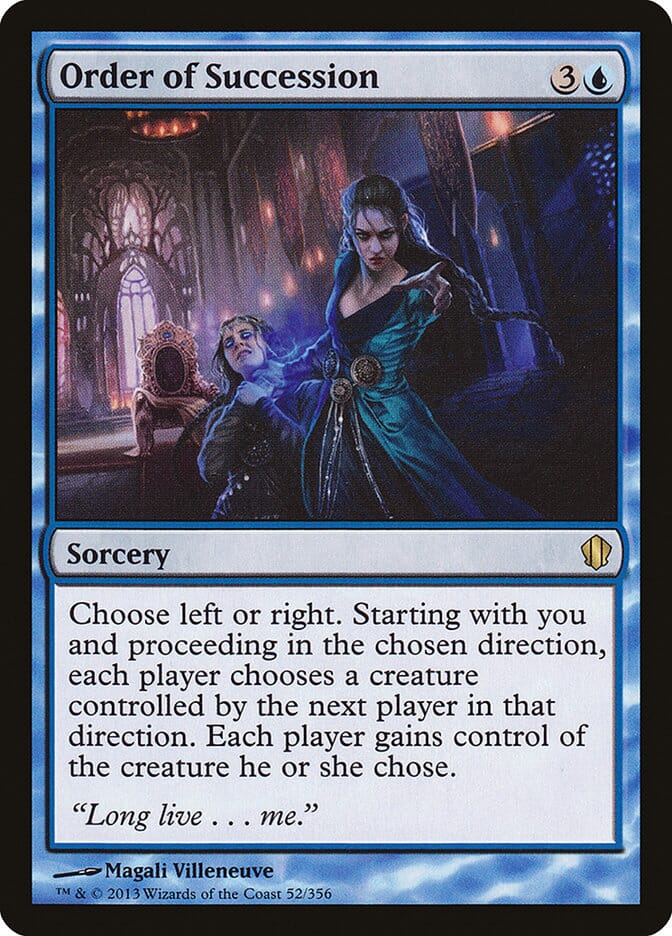 Order of Succession [Commander 2013] MTG Single Magic: The Gathering  | Multizone: Comics And Games