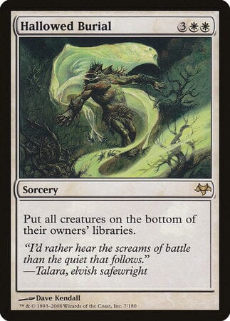 Hallowed Burial [Eventide] MTG Single Magic: The Gathering  | Multizone: Comics And Games