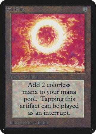 Sol Ring [Limited Edition Alpha] MTG Single Magic: The Gathering  | Multizone: Comics And Games
