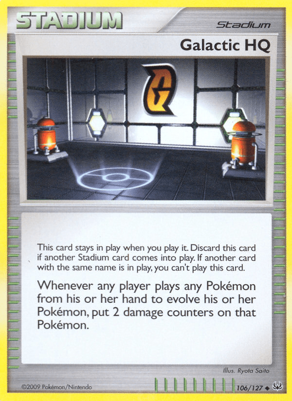 Galactic HQ (106/127) [Platinum: Base Set] Pokemon Single Pokémon  | Multizone: Comics And Games