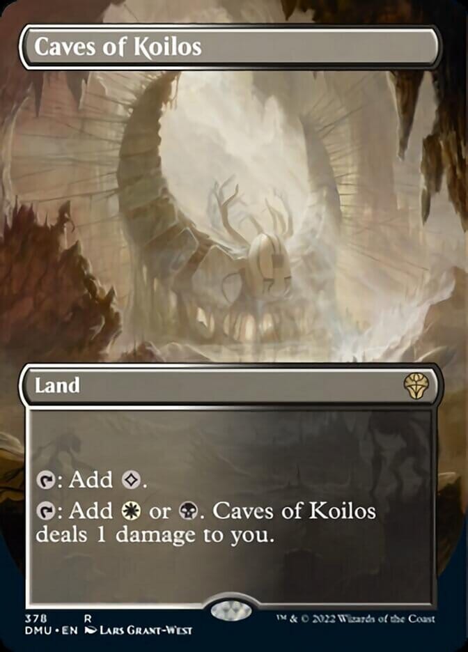 Caves of Koilos (Borderless Alternate Art) [Dominaria United] MTG Single Magic: The Gathering  | Multizone: Comics And Games