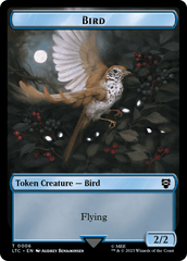 Elf Warrior // Bird Double Sided Token [The Lord of the Rings: Tales of Middle-Earth Commander Tokens] MTG Single Magic: The Gathering  | Multizone: Comics And Games