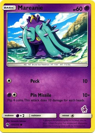 Mareanie (105/214) (Mewtwo Deck) [Battle Academy 2020] Pokemon Single Pokémon  | Multizone: Comics And Games