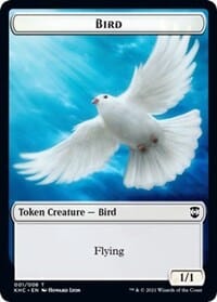 Bird // Spirit Double-sided Token [Kaldheim Commander Tokens] MTG Single Magic: The Gathering  | Multizone: Comics And Games