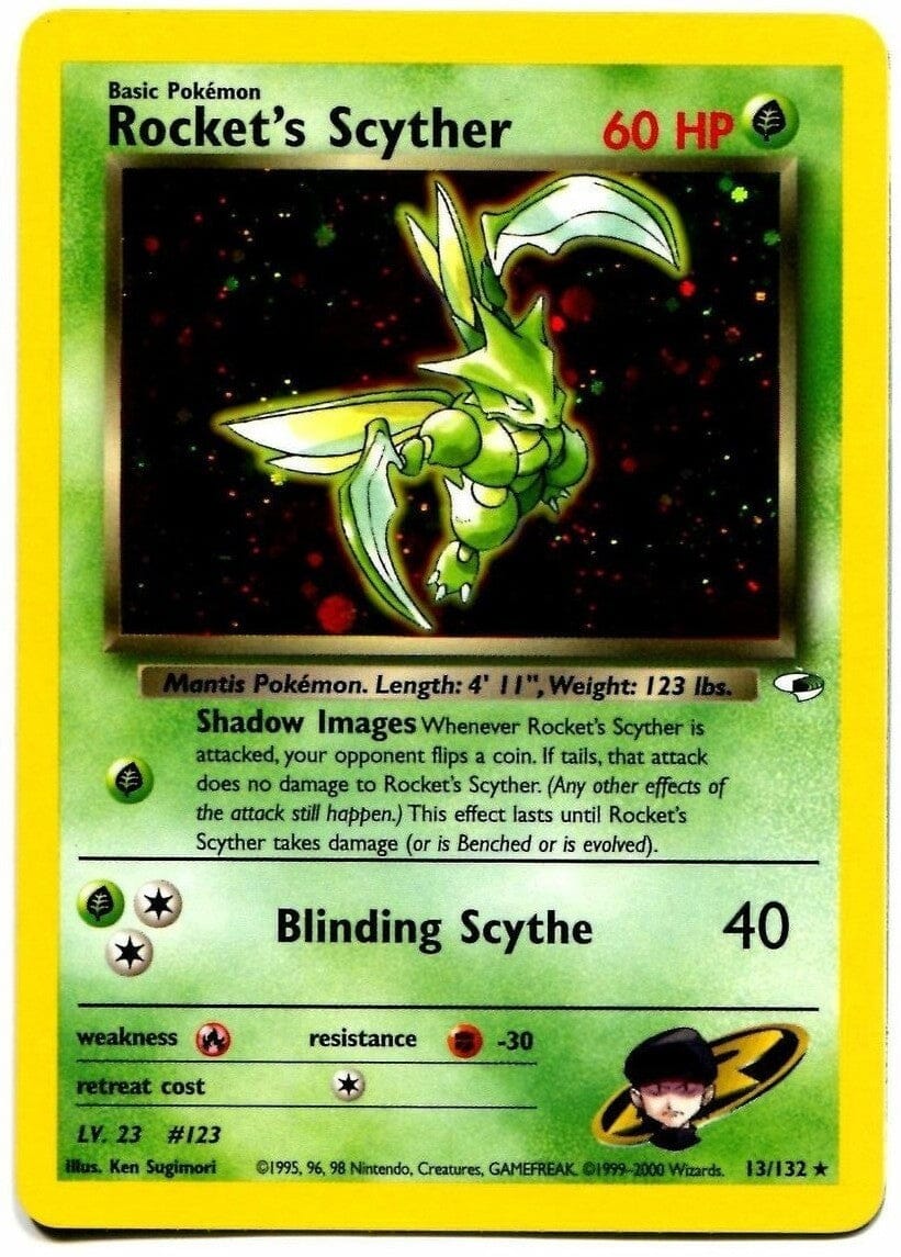 Rocket's Scyther (13/132) [Gym Heroes Unlimited] Pokemon Single Pokémon  | Multizone: Comics And Games