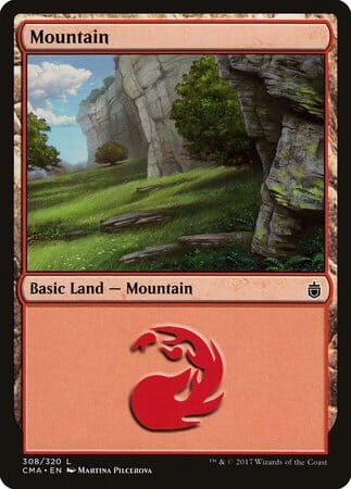 Mountain (308) [Commander Anthology] MTG Single Magic: The Gathering  | Multizone: Comics And Games