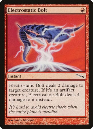 Electrostatic Bolt [Mirrodin] MTG Single Magic: The Gathering  | Multizone: Comics And Games