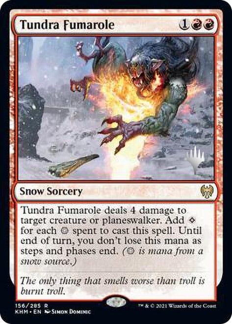 Tundra Fumarole [Kaldheim Promo Pack] MTG Single Magic: The Gathering  | Multizone: Comics And Games