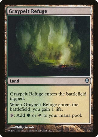 Graypelt Refuge [Zendikar] MTG Single Magic: The Gathering  | Multizone: Comics And Games