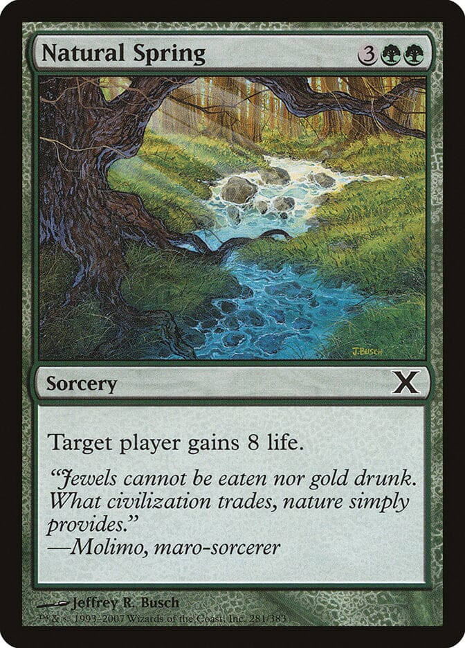 Natural Spring [Tenth Edition] MTG Single Magic: The Gathering  | Multizone: Comics And Games