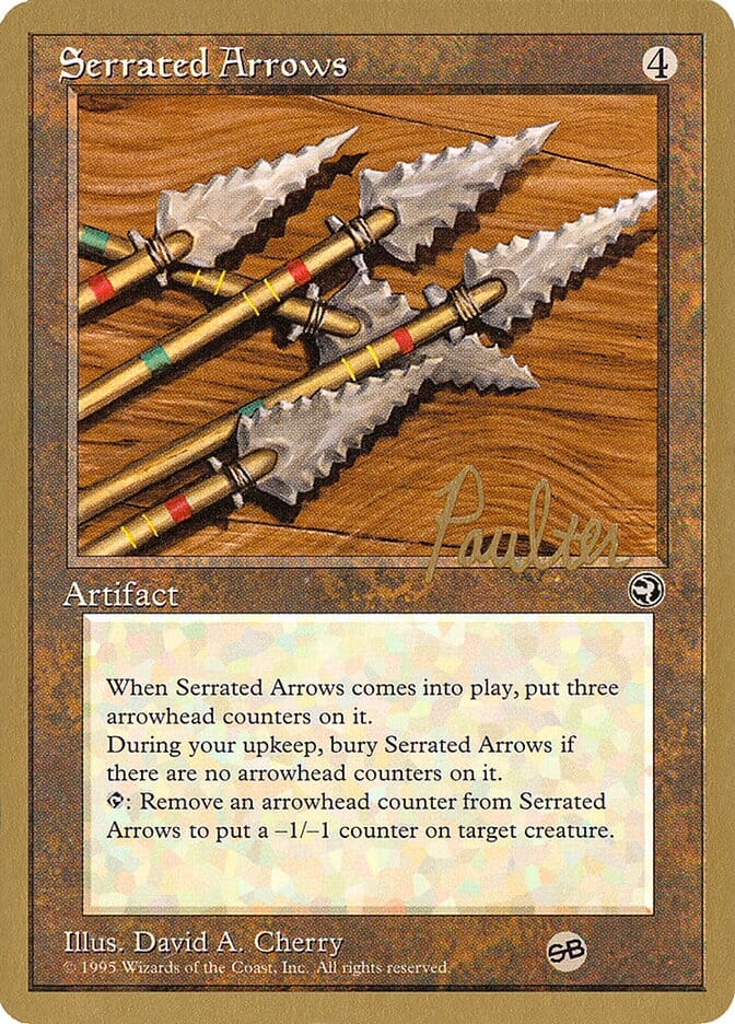Serrated Arrows (Preston Poulter) (SB) [Pro Tour Collector Set] MTG Single Magic: The Gathering  | Multizone: Comics And Games