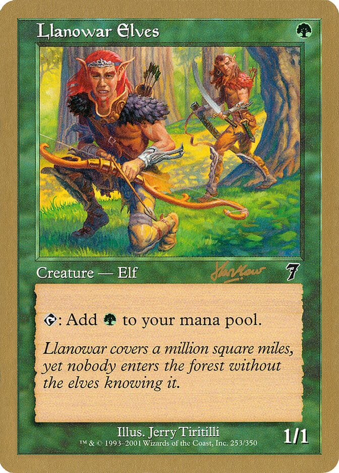 Llanowar Elves (Sim Han How) [World Championship Decks 2002] MTG Single Magic: The Gathering  | Multizone: Comics And Games