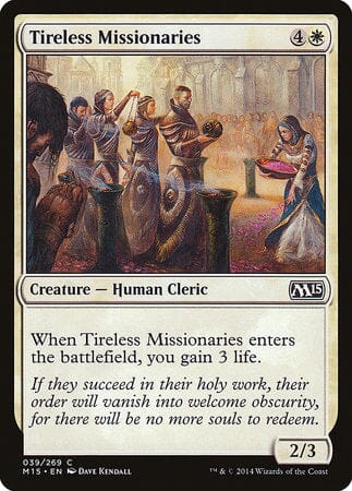 Tireless Missionaries [Magic 2015] MTG Single Magic: The Gathering  | Multizone: Comics And Games