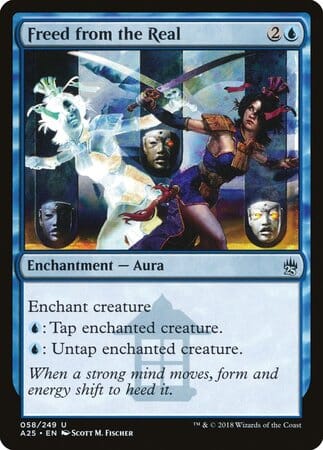 Freed from the Real [Masters 25] MTG Single Magic: The Gathering  | Multizone: Comics And Games