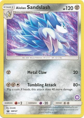 Alolan Sandslash (SM127) (Deck Exclusive #16) [Sun & Moon: Trainer Kit - Alolan Sandslash] Pokemon Single Pokémon  | Multizone: Comics And Games