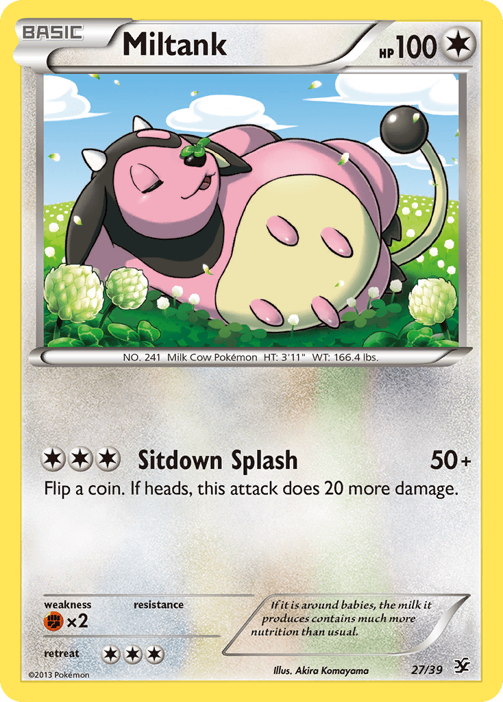 Miltank (27/39) [XY: Kalos Starter Set] Pokemon Single Pokémon  | Multizone: Comics And Games