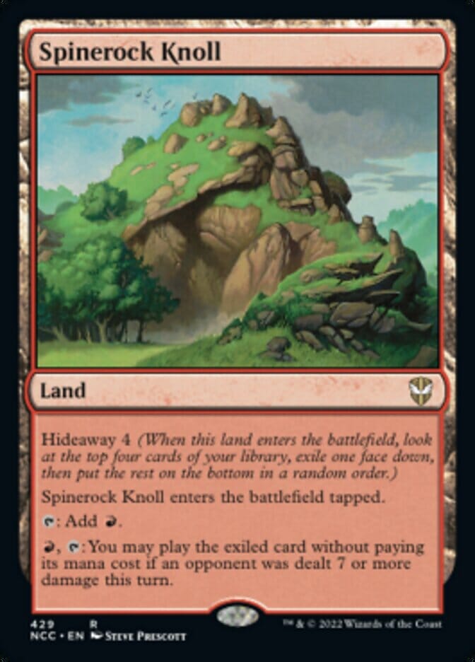 Spinerock Knoll [Streets of New Capenna Commander] MTG Single Magic: The Gathering  | Multizone: Comics And Games