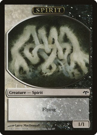 Spirit Token (Black/White) [Eventide Tokens] MTG Single Magic: The Gathering  | Multizone: Comics And Games