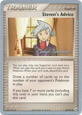 Steven's Advice (92/101) (King of the West - Michael Gonzalez) [World Championships 2005] Pokemon Single Pokémon  | Multizone: Comics And Games