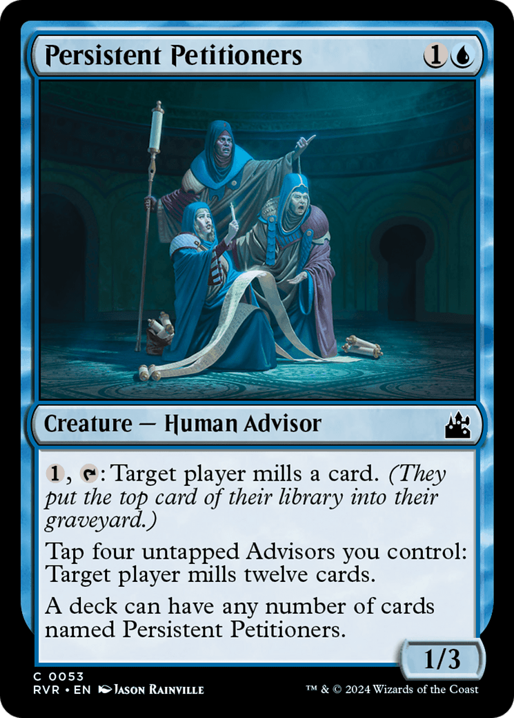 Persistent Petitioners [Ravnica Remastered] MTG Single Magic: The Gathering  | Multizone: Comics And Games