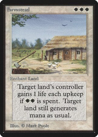 Farmstead [Limited Edition Beta] MTG Single Magic: The Gathering  | Multizone: Comics And Games