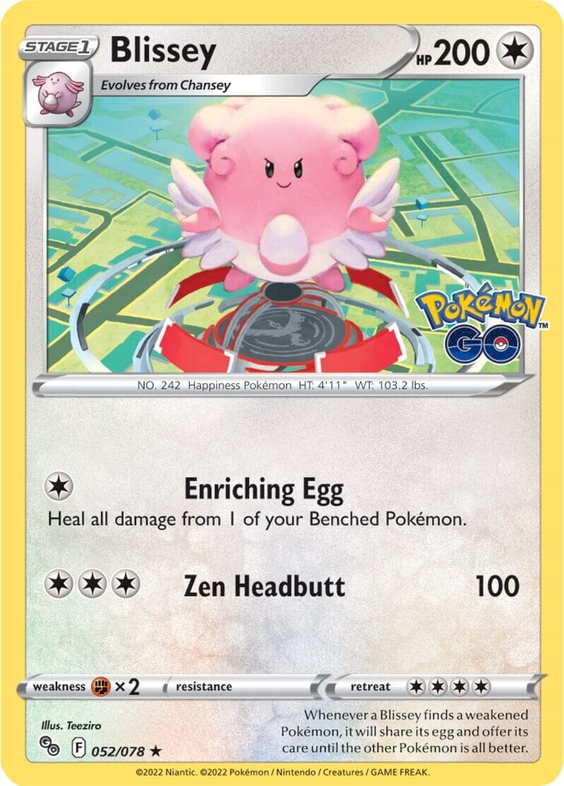 Blissey (052/078) [Pokémon GO] Pokemon Single Pokémon  | Multizone: Comics And Games