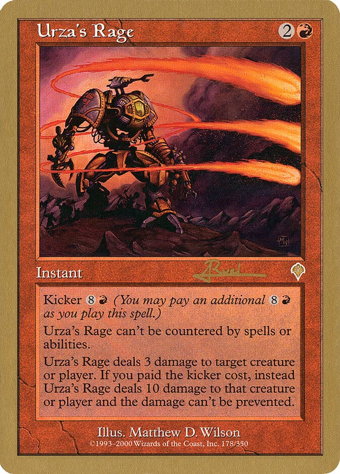 Urza's Rage (Antoine Ruel) [World Championship Decks 2001] MTG Single Magic: The Gathering  | Multizone: Comics And Games