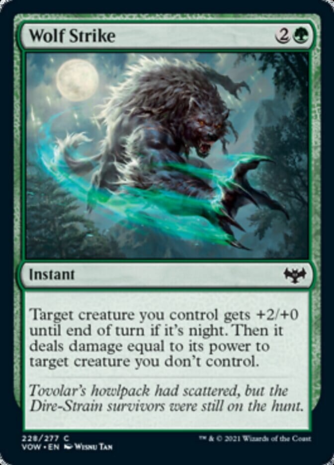 Wolf Strike [Innistrad: Crimson Vow] MTG Single Magic: The Gathering  | Multizone: Comics And Games