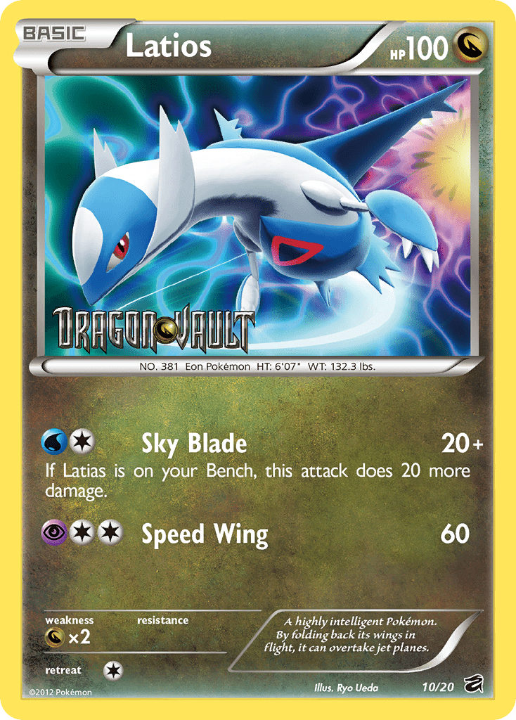 Latios (10/20) (Blister Exclusive) [Black & White: Dragon Vault] Pokemon Single Pokémon  | Multizone: Comics And Games