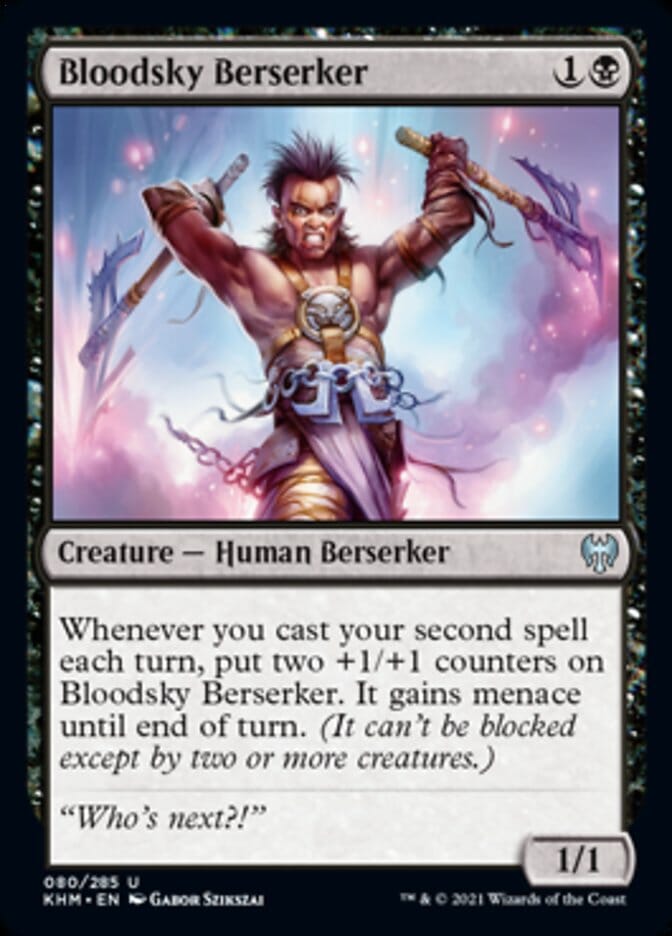 Bloodsky Berserker [Kaldheim] MTG Single Magic: The Gathering  | Multizone: Comics And Games