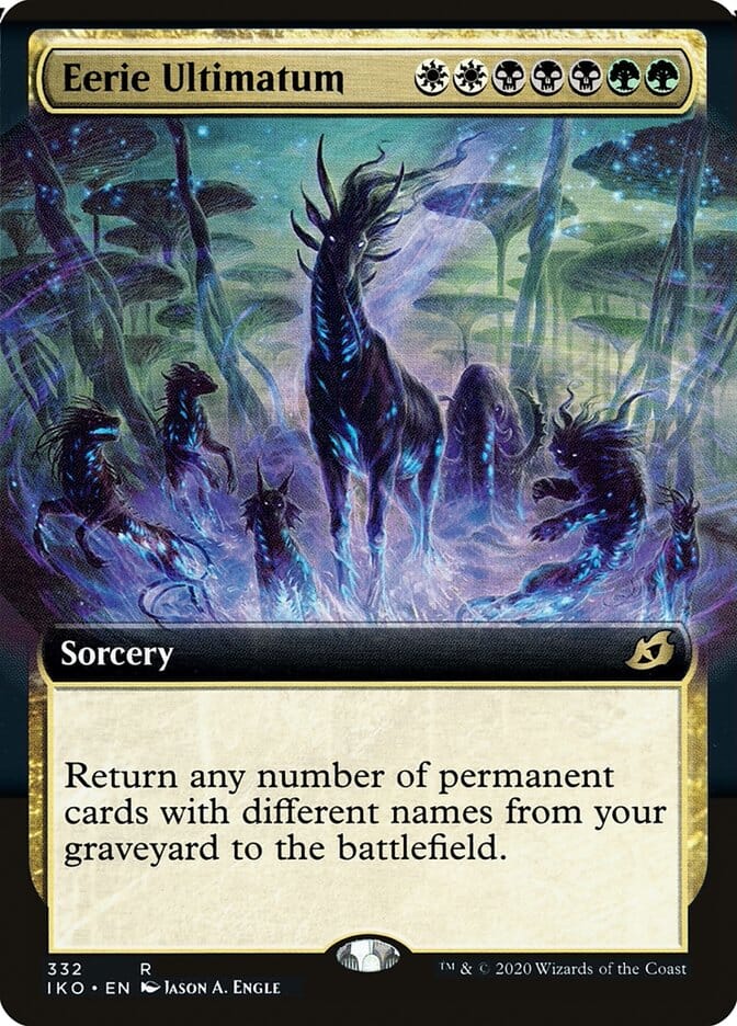 Eerie Ultimatum (Extended Art) [Ikoria: Lair of Behemoths] MTG Single Magic: The Gathering  | Multizone: Comics And Games