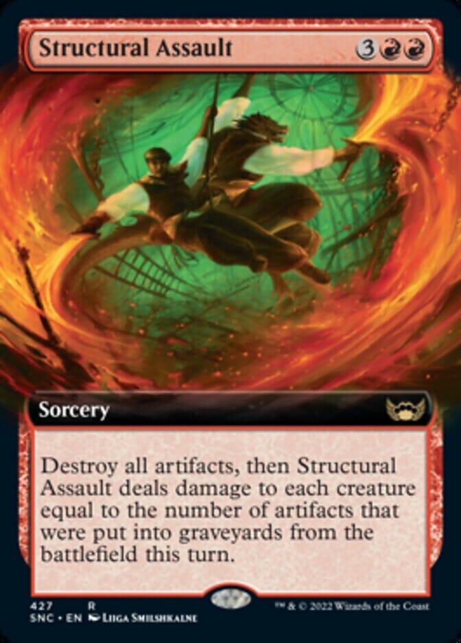 Structural Assault (Extended Art) [Streets of New Capenna] MTG Single Magic: The Gathering  | Multizone: Comics And Games