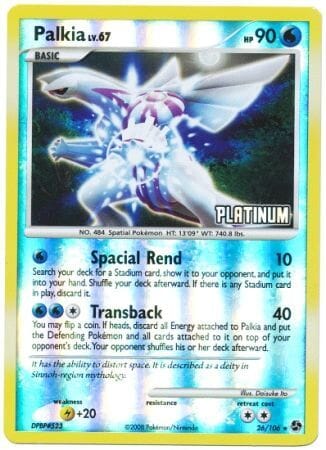 Palkia (26/106) [Burger King Promos: 2009 Collection] Pokemon Single Pokémon  | Multizone: Comics And Games