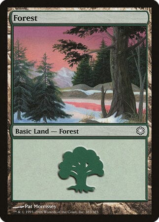 Forest (383) [Coldsnap Theme Decks] MTG Single Magic: The Gathering  | Multizone: Comics And Games