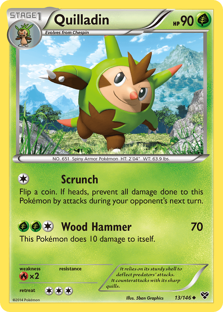 Quilladin (13/146) [XY: Base Set] Pokemon Single Pokémon  | Multizone: Comics And Games