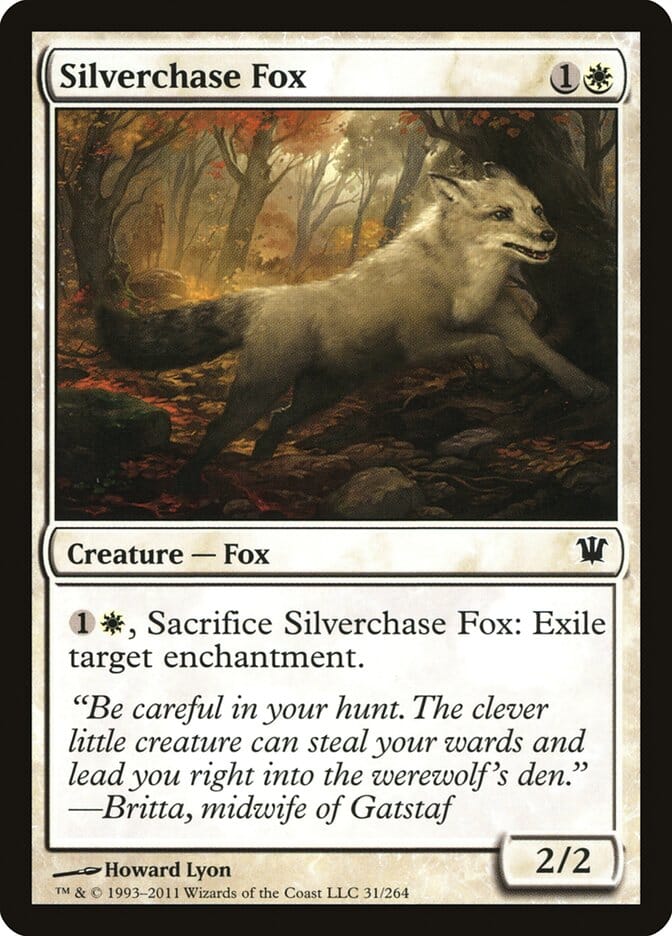 Silverchase Fox [Innistrad] MTG Single Magic: The Gathering  | Multizone: Comics And Games