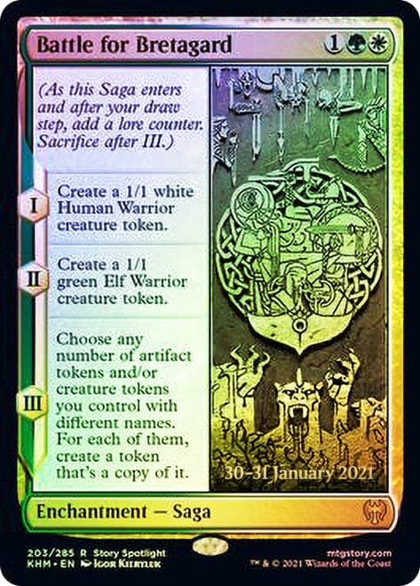 Battle for Bretagard [Kaldheim Prerelease Promos] MTG Single Magic: The Gathering  | Multizone: Comics And Games