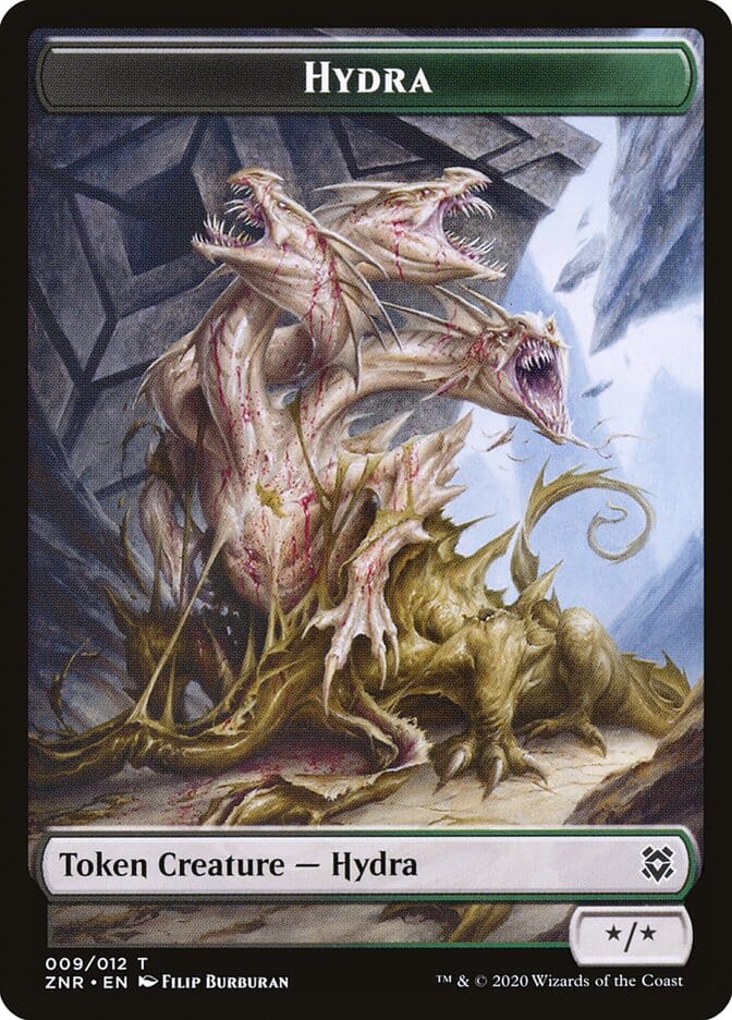 Hydra Token [Zendikar Rising] MTG Single Magic: The Gathering  | Multizone: Comics And Games