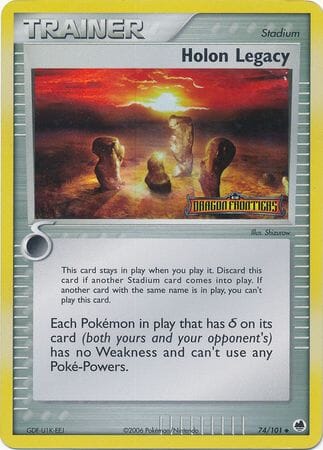 Holon Legacy (74/101) (Stamped) [EX: Dragon Frontiers] Pokemon Single Pokémon  | Multizone: Comics And Games