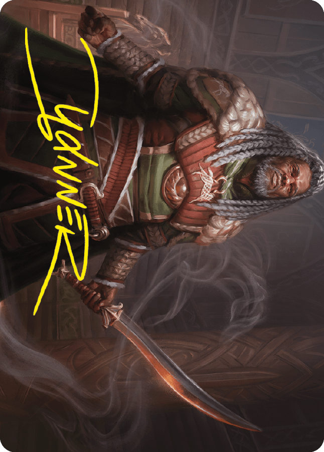 Theoden, King of Rohan Art Card (Gold-Stamped Signature) [The Lord of the Rings: Tales of Middle-earth Art Series] MTG Single Magic: The Gathering  | Multizone: Comics And Games