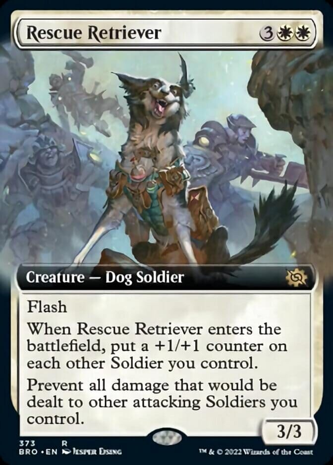 Rescue Retriever (Extended Art) [The Brothers' War] MTG Single Magic: The Gathering  | Multizone: Comics And Games